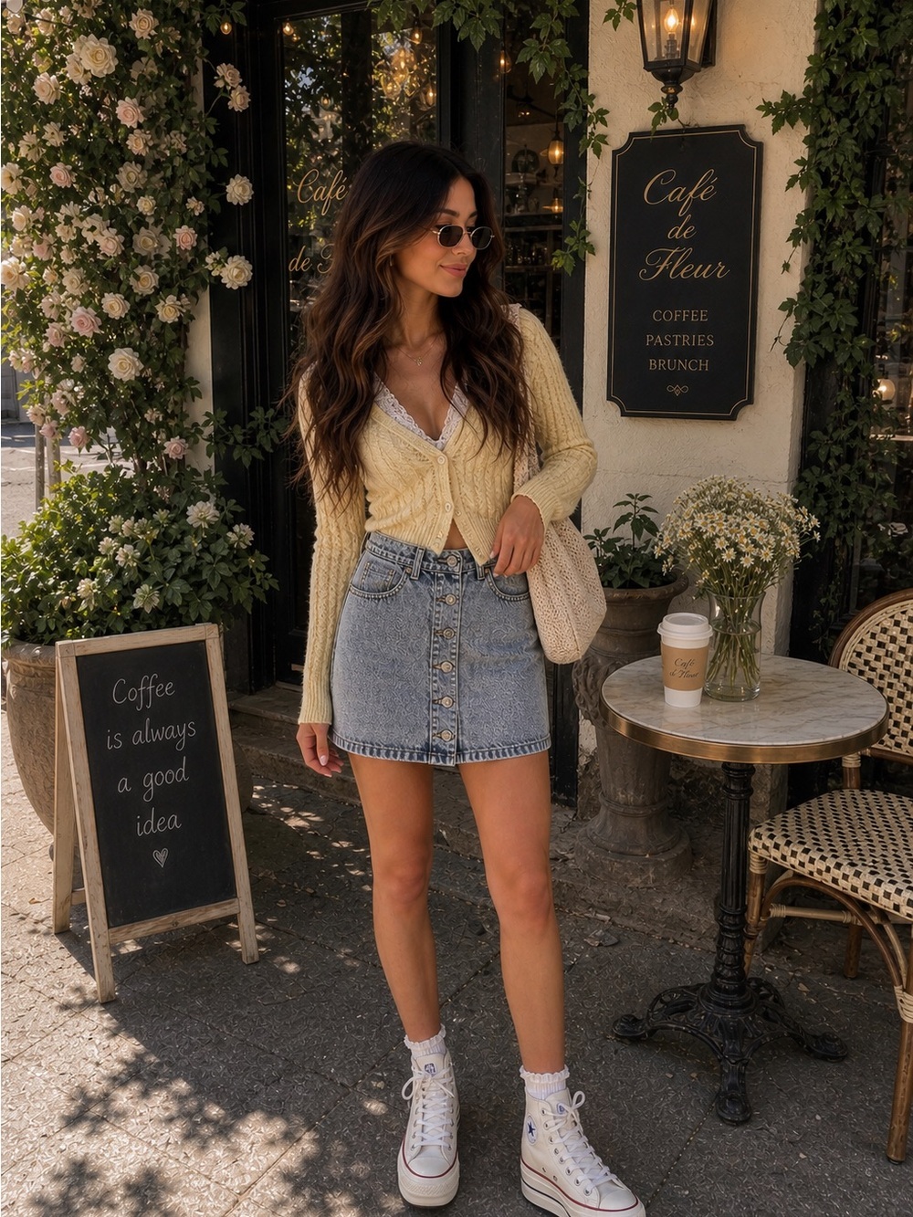Levi’s Premium Button Down Denim Mom Skirt Urban Outfitters - Picture 1 of 6